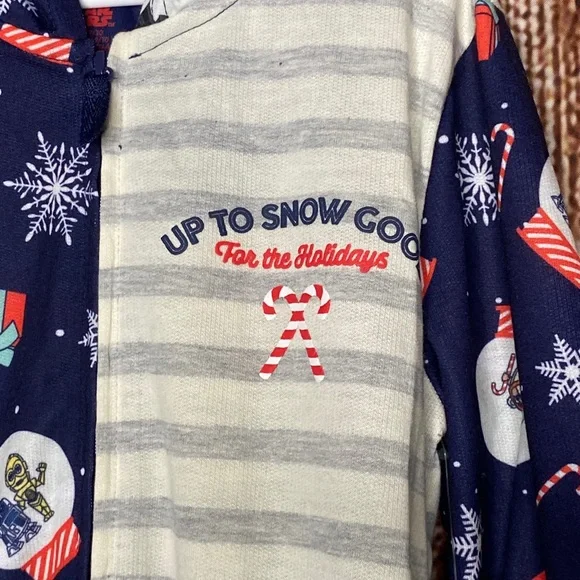 Disney Store Star Wars One Piece Youth Kids SZ 9/10 Pajamas Holiday Xmas C3PO